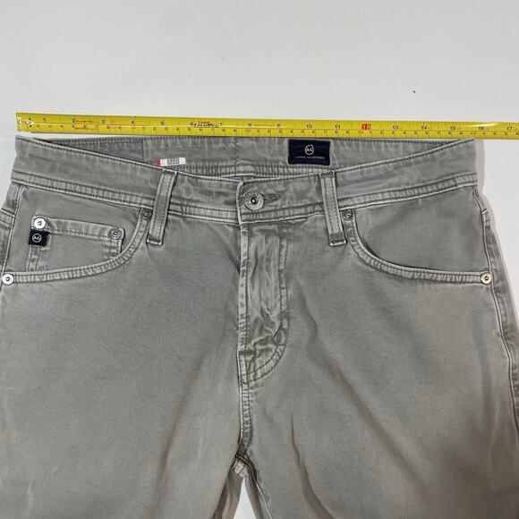 AG Adriano Goldschmied Men’s Pants Gray Jeans Relaxed Straight Leg 30x34 - Picture 5 of 8